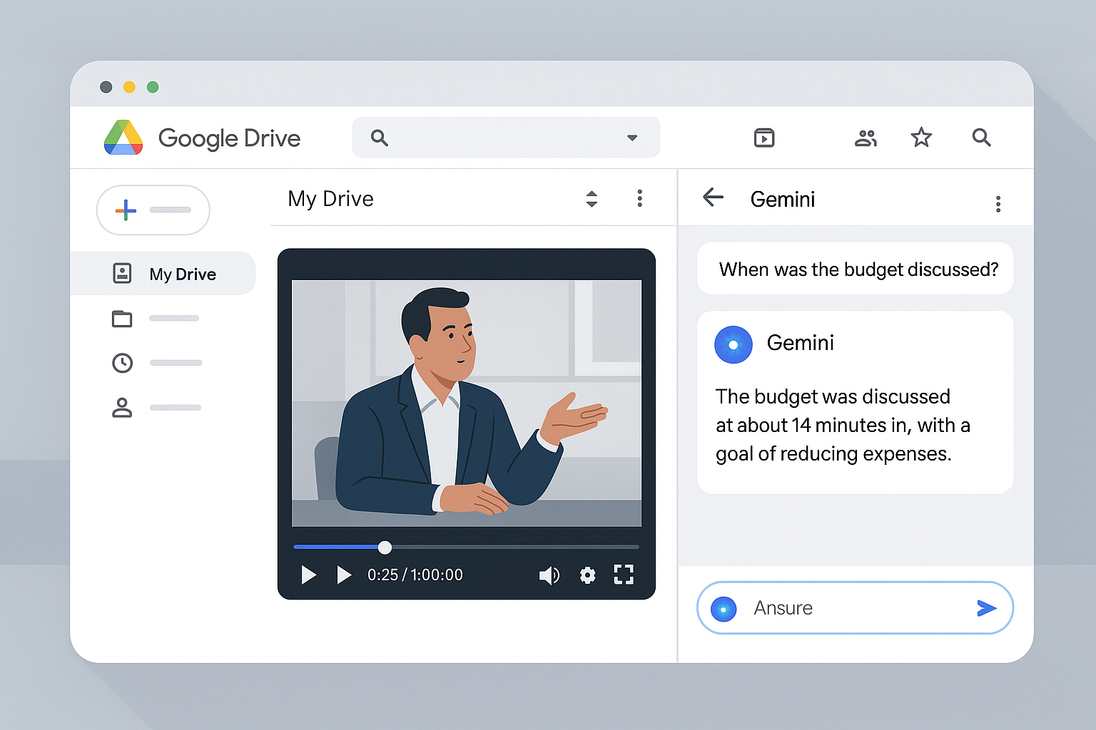 Gemini for Google drive