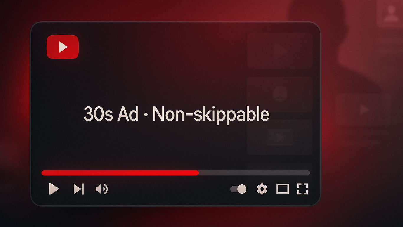 YouTube Non-Skippable Ads