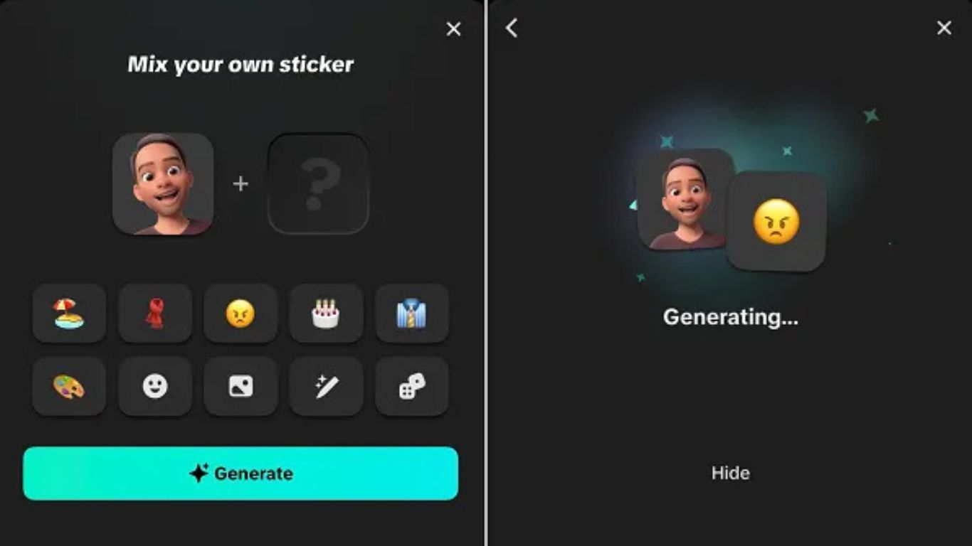 TikTok AI Stickers