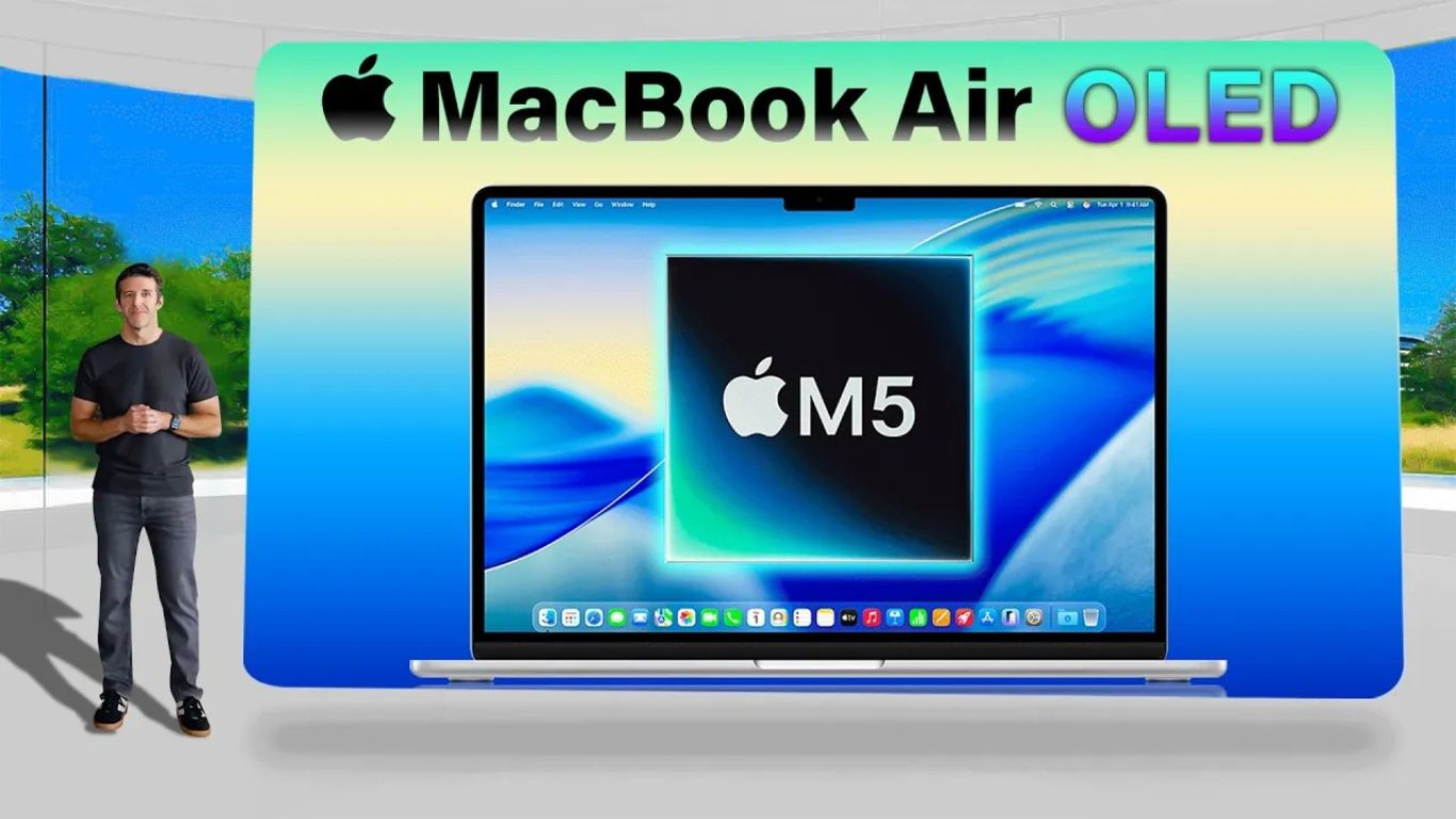 Novi MacBook Air laptop na stolu