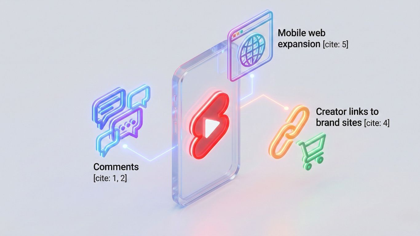YouTube Shorts oglasi sa komentarima na mobilnom telefonu