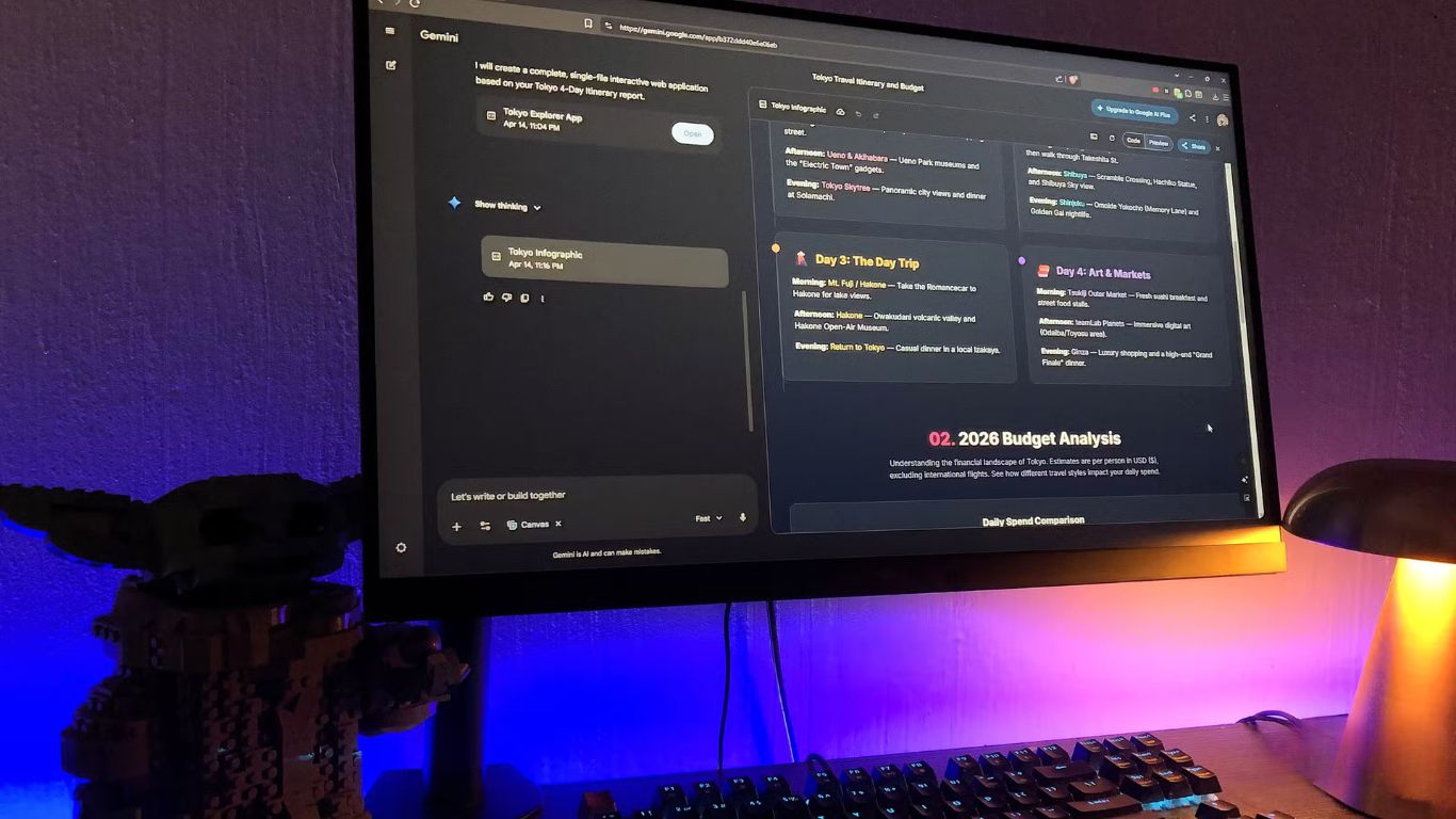 Prikaz interfejsa gde Google Gemini pretražuje beleške unutar NotebookLM platforme bez potrebe za pretplatom.