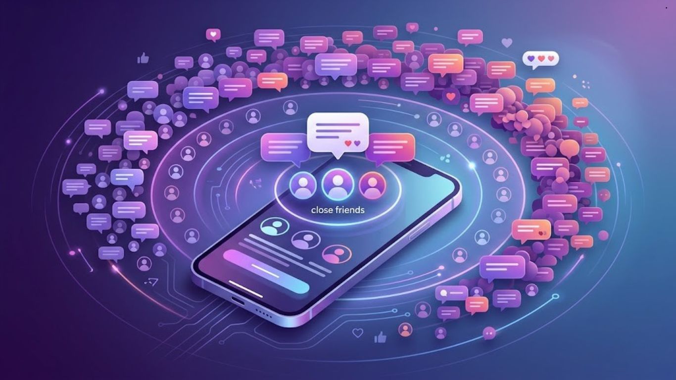 Prikaz Instagram inboxa sa novim Notes oblačićima koji su vidljivi širem krugu pratilaca.