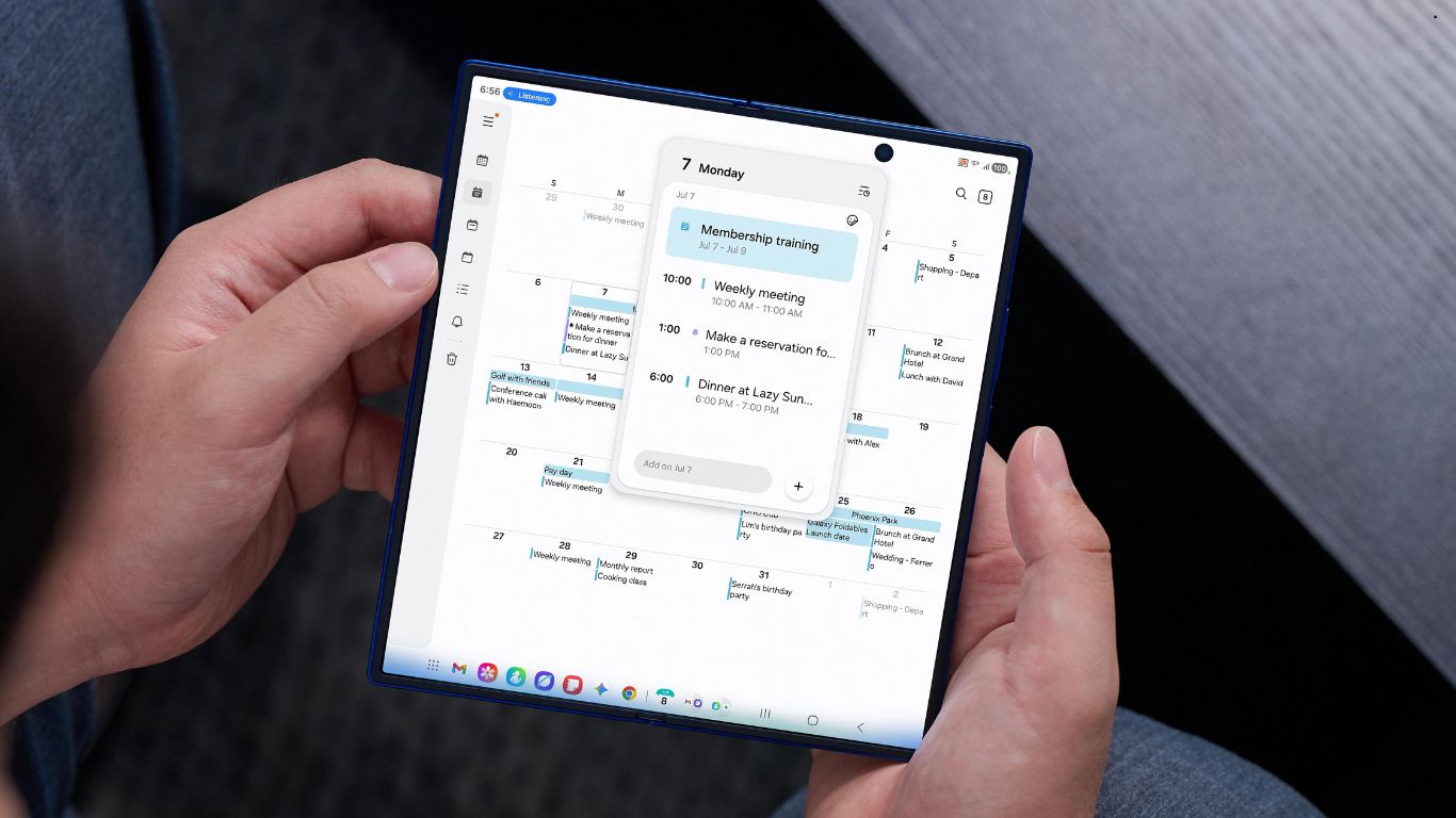 Prikaz Samsung Galaxy S25 telefona sa novim One UI 8.5 interfejsom i Galaxy AI opcijama.